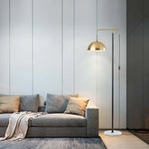 Hög Golvlampa Modern Halvcirkel Vardagsrum Med El
